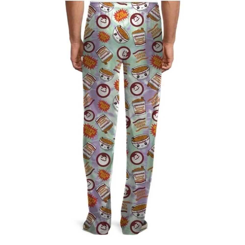 Unisex Maruchan Instant Lunch Lounging Pajama Pants XXL Pockets!